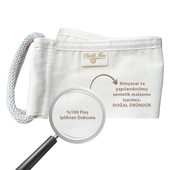 Otantik Kese Sırt Kesesi, Banyo Kesesi, Hamam Kesesi, Duş Kesesi, Peeling Eldiveni %100 Floş Kese - 2