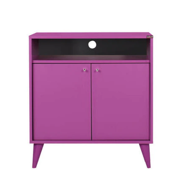 London Çok Amaçlı Dolap - Mor 73x79x42 cm (GxYxD) - 11