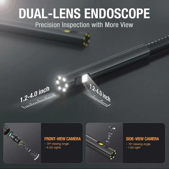 Teslong NTS500 5.5mm Endüstriyel Boreskop Kamera - 3m - 2