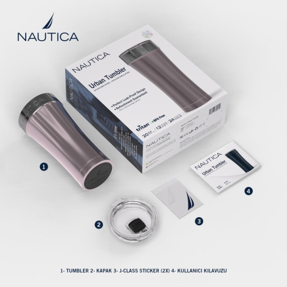 Nautica Elegant Serisi Urban Termos Rose (590 ml) - 3