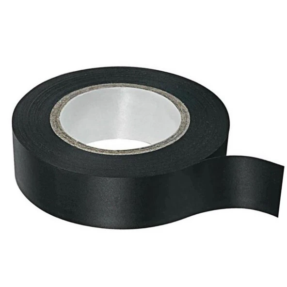 İzole Pvc Elektrikçi Elektirik Kablo Bandı Siyah Renk Bant Bandı Eni: 1.9 cm Uzunluk: 9 Metre 5 Adet - Resim 5