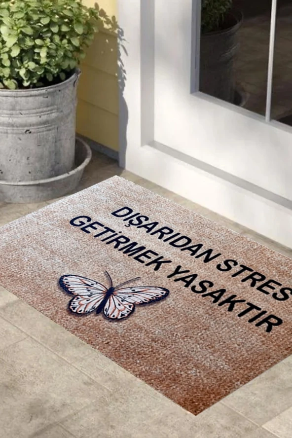 Yüksek Kalite Kapı Önü Paspas, Dijital Baskılı Paspas, Kapı Önü Paspası, 45*70 - 5