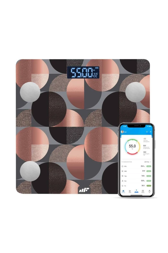 Allure 0532 Vücut Analizli Akıllı Tartı Meltem - 2