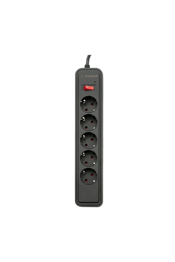 MF Product 0368 Uzatma Kablosu 5 Socket 2 Usb - Siyah