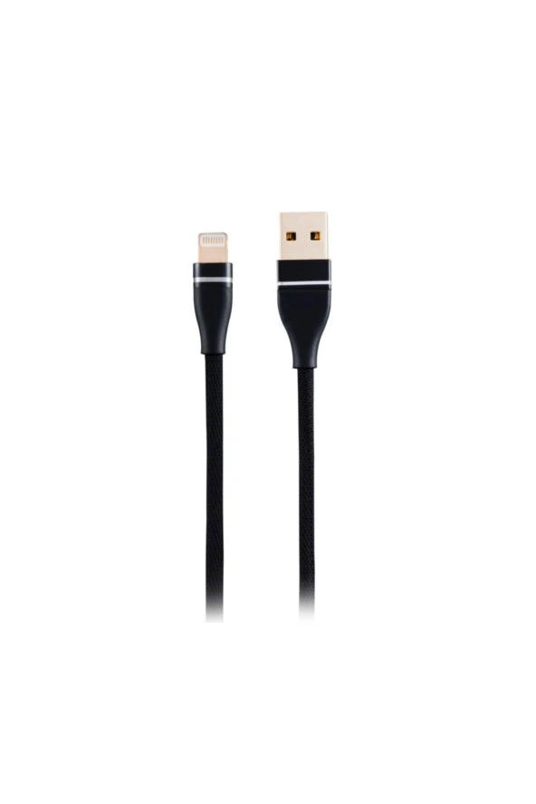 0366 Koruma Anahtarlı 3 Usb'li 3'lü Grup Priz 2 Mt + 0060 Metal Başlıklı Örgülü 3 In 1 Hı - 2
