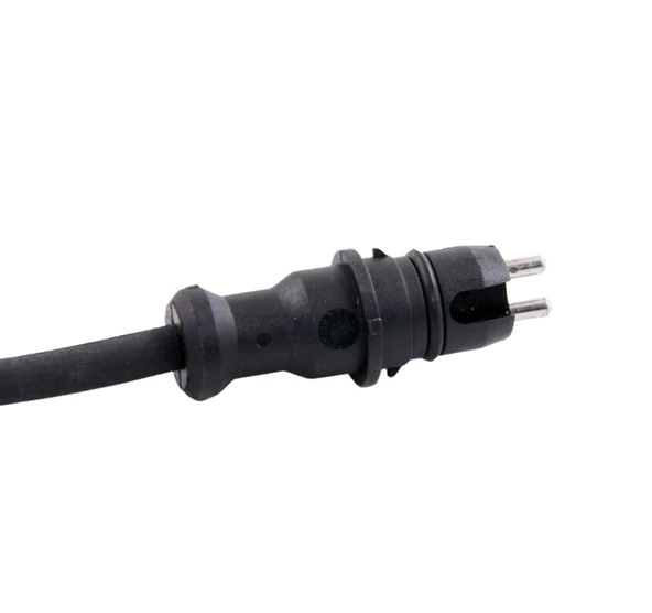 Erkek Abs Soketi 2 Pin Kablolu