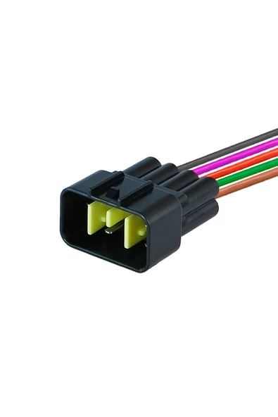 İş Makina Soketi Dişi 8 Pin Kablolu - Resim 2