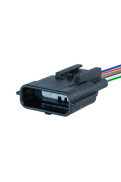 Gaz Kelebek Soketi Dişi 6 Pin Kablolu - 2