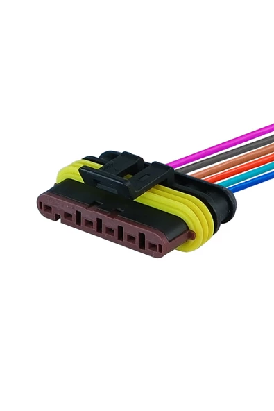 Superseal Erkek Soket 6 Pin Kablolu
