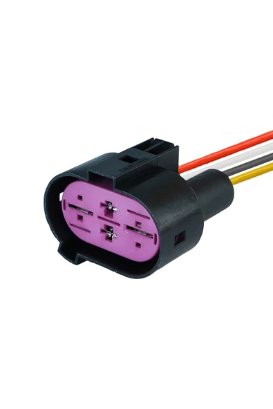 Fan Motor Soketi 4 Pin Kablolu