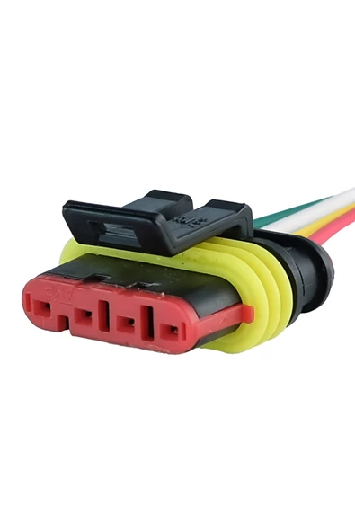 Superseal Erkek Soket 4 Pin Kablolu