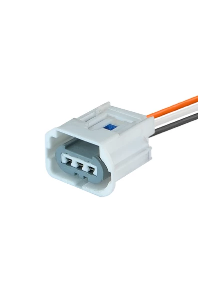 Direksiyon Pompa Soketi Beyaz 3 Pin Kablolu - Resim 2