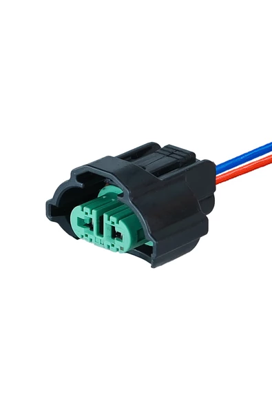 H11 Sis Lambası Soketi Yeşil 2 Pin Kablolu