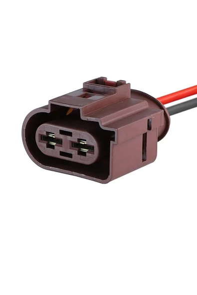 Direksiyon Pompa Soketi Kahve 2 Pin Kablolu
