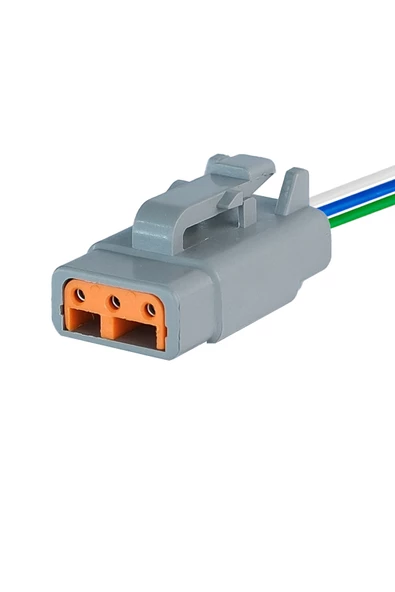 DTM06-3S Erkek Konnektör 3 Pin Kablolu - Resim 2