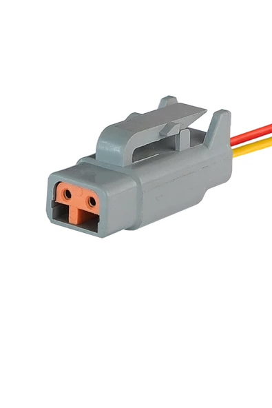 DTM06-2S Erkek Konnektör 2 Pin Kablolu - Resim 2