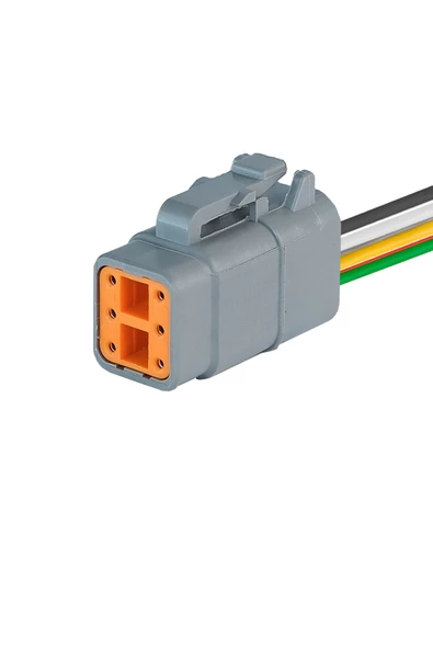 DTM06-6S Erkek Konnektör 6 Pin Kablolu
