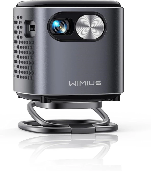 WiMiUS Pico Taşınabilir Projektör, WiFi-Bluetooth, 360 Derece Hoparlör