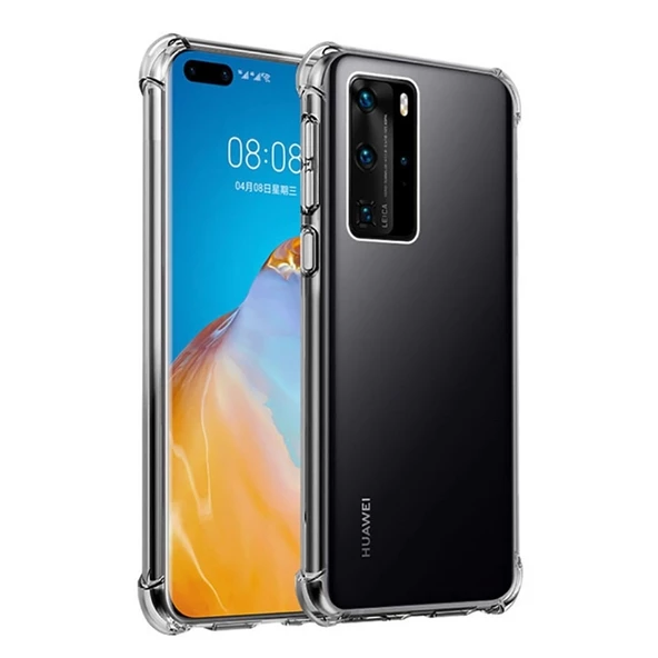 Huawei P40 Uyumlu Kılıf  Nitro Anti Shock Silikon