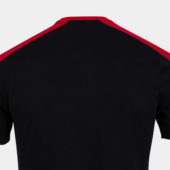 JOMA / ECO CHAMPİONSHİPS SLEEVE T-SHIRT ERKEK TİŞÖRT SİYAH KIRMIZI - 6