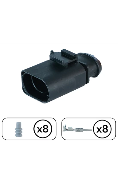 Soketi Dişi 8 Pin Kablosuz - 2