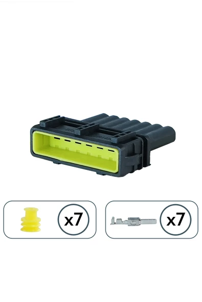 Universal Dişi Soket 7 Pin Kablosuz - Resim 2