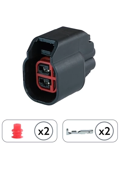 Enjektör Soketi 2 Pin Kablosuz - Resim 2