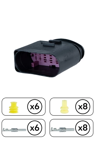 Dişi Soketi 14 Pin Kablosuz Kablosuz ürün görseli 1