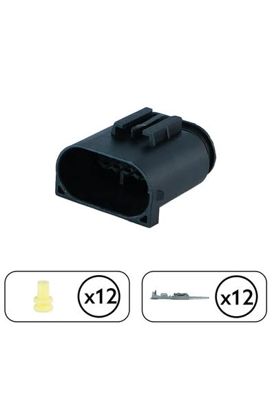 Park Sensör Soketi Dişi 12 Pin Kablosuz