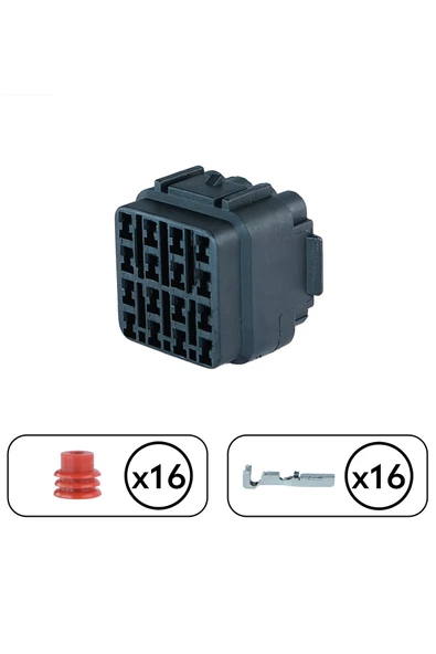 Cat İş Makinası Soketi 16 Pin Kablosuz - Resim 2