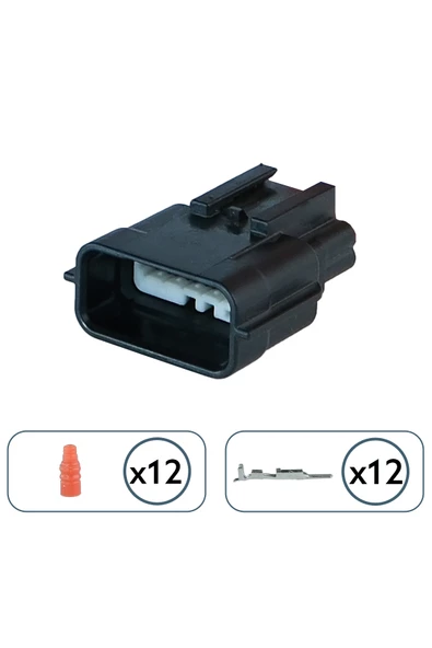 Sis Far Soketi Dişi 12 Pin Kablosuz