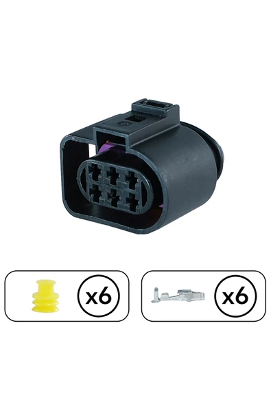 Gaz Kelebeği Soketi 6 Pin Kablosuz