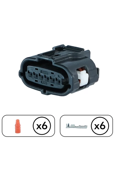 Hava Akışmetre Soketi 6 Pin Kablosuz