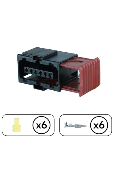Gaz Pedal Soketi 6 Pin Kablosuz - Resim 2