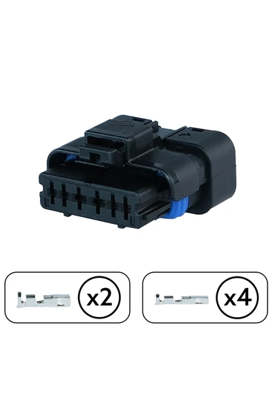 Hava Akışmetre Soketi 6 Pin Kablosuz
