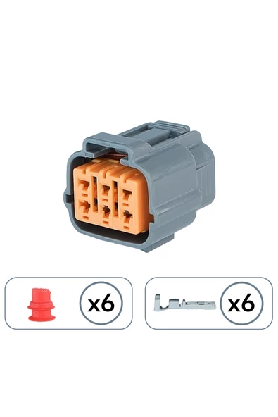 İş Makinası Soketi 6 Pin Kablosuz - Resim 2