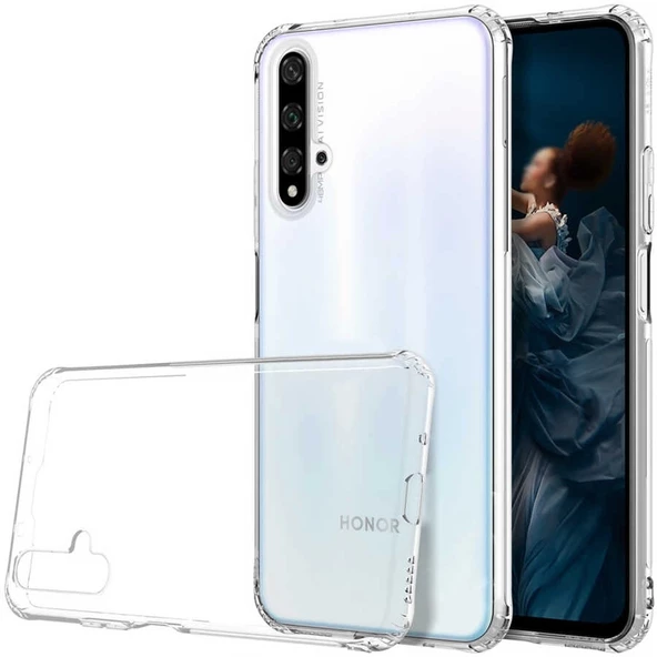 Huawei Nova 5T Uyumlu Kılıf  Nitro Anti Shock Silikon