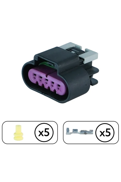 Sis Far Lambası Soketi 5 Pin Kablosuz - Resim 2