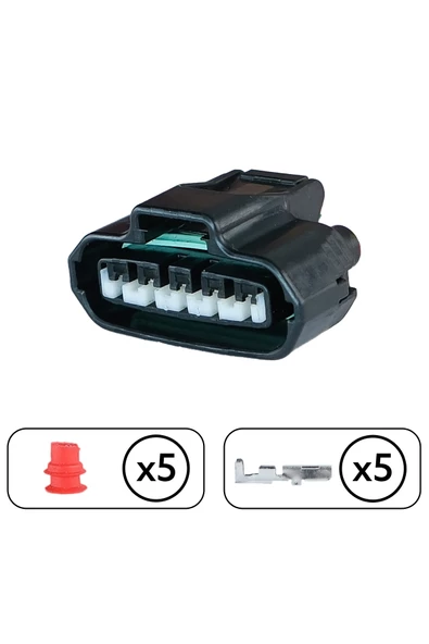 Hava Akışmetre Soketi 5 Pin Kablosuz