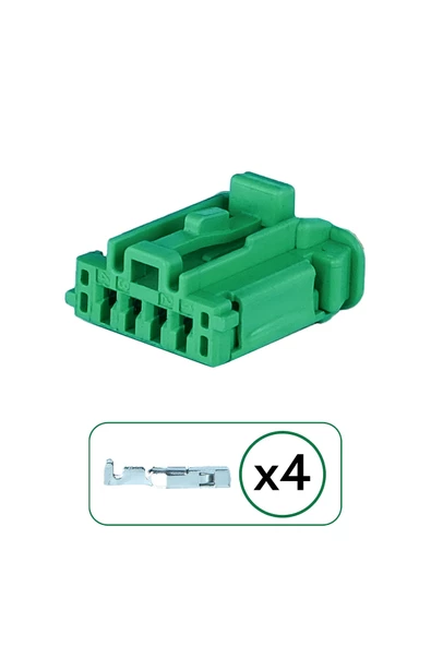 Yan Sinyal Plaka Soketi 4 Pin Kablosuz - Resim 2