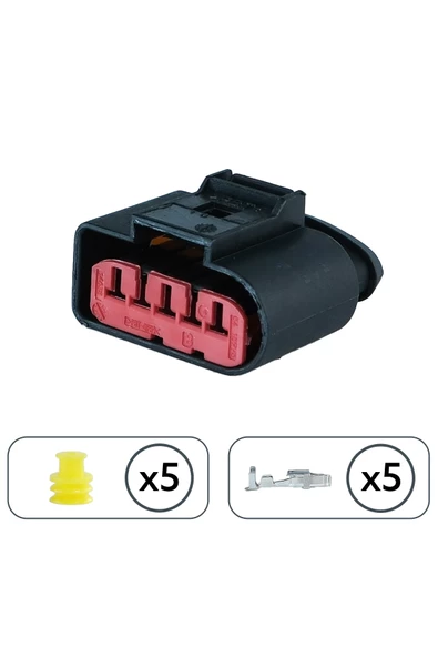 Hava Akışmetre Soketi 5 Pin Kablosuz - Resim 2