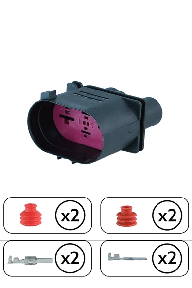 Fan Motor Soketi Dişi 4 Pin Kablosuz - 2