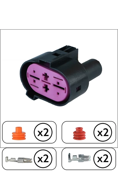 Fan Motor Soketi 4 Pin Kablosuz ürün görseli 1