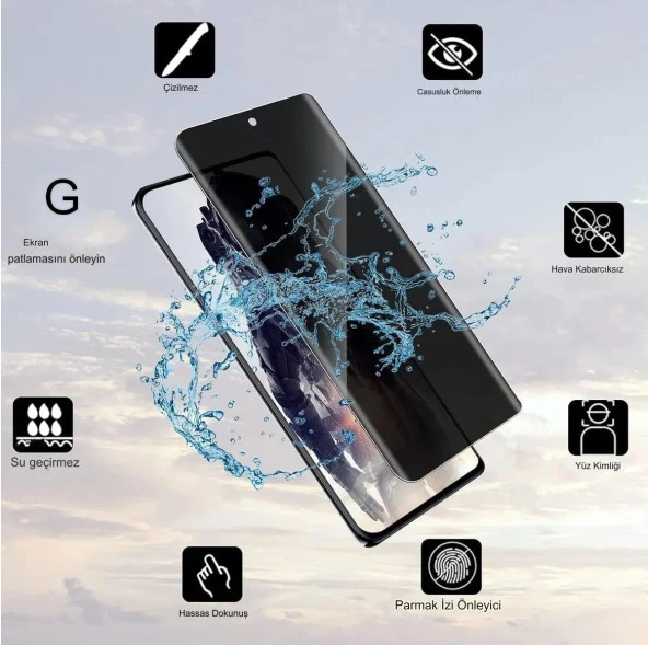 İphone XS Max Uyumlu Hayalet Ekran Koruyucu - 6