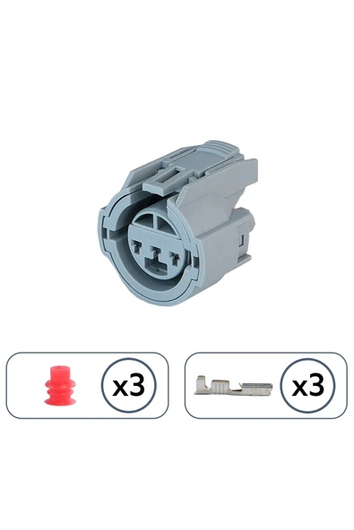 Gaz Kelebeği Map Sensör Soketi 3 Pin Kablosuz - 2
