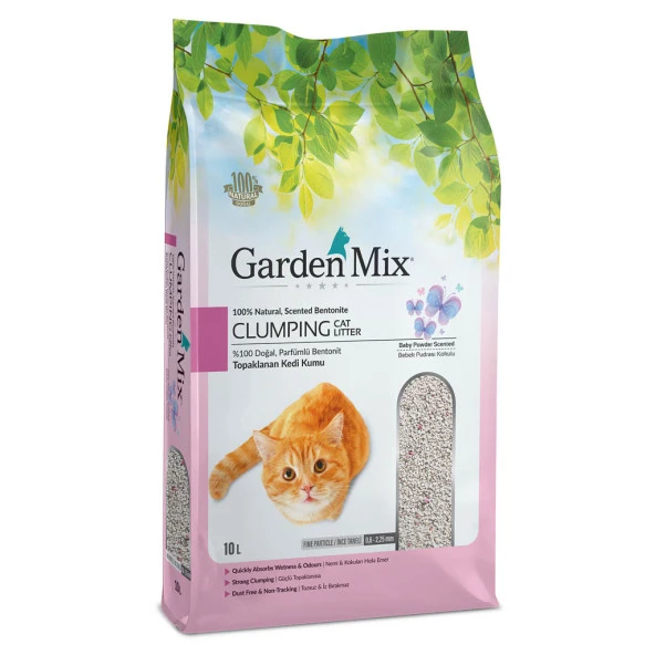 Gardenmix Bentonit Bebek Pudrası İnce 10L