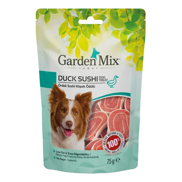 Garden Mıx Ördekli Sushi Köpek Ödülü 75 Gram