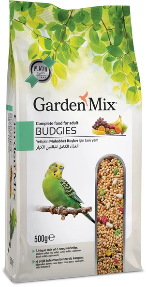 Gardenmix Platin Meyveli Muhabbet Kuş Yemi 500g