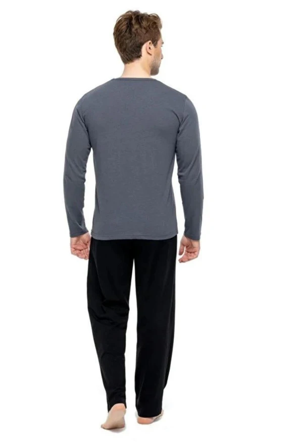 Mod Erkek Uzun Kol Pijama Takım 3893 - 8