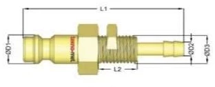 PNÖMATİK SARI OTOMATİK REKOR ( STOPER T26 SERİ JAK PERDE GEÇİŞLİ UÇ 8 MM ) - 2